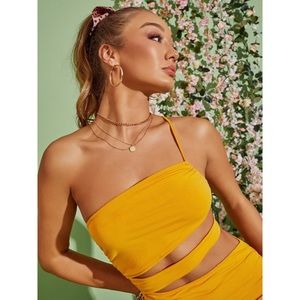 🔹3/$20 | NWOT SHEIN One Shoulder Cutout Dress